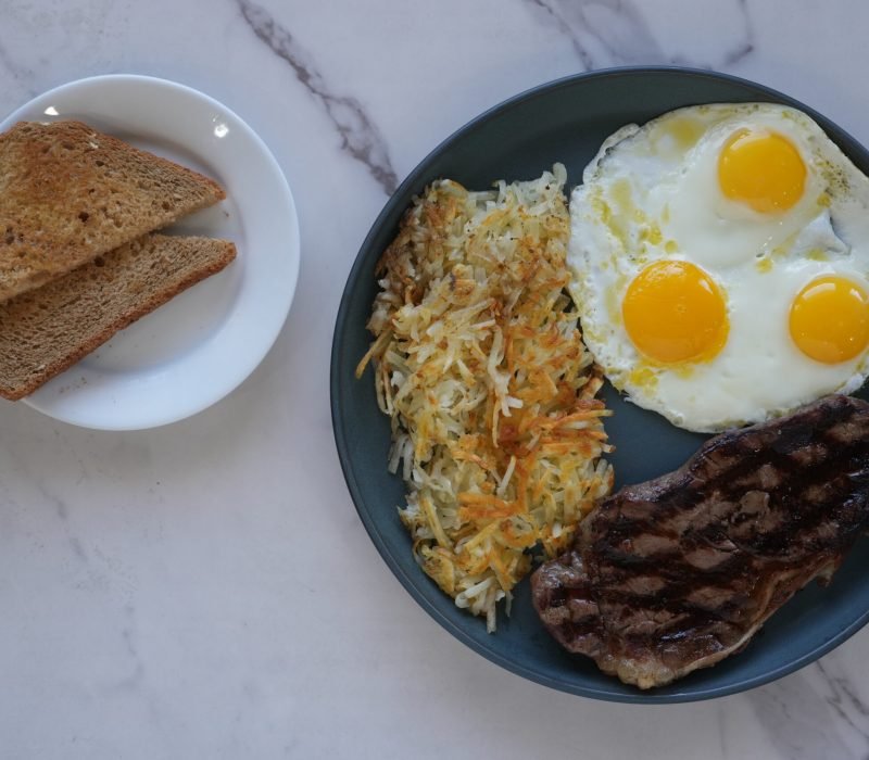 Steak eggs